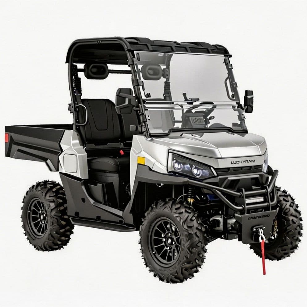 10 кВт двигун змінного струму 4WD Електричний UTV 1000 кг Буксирування для мисливського ранчо
