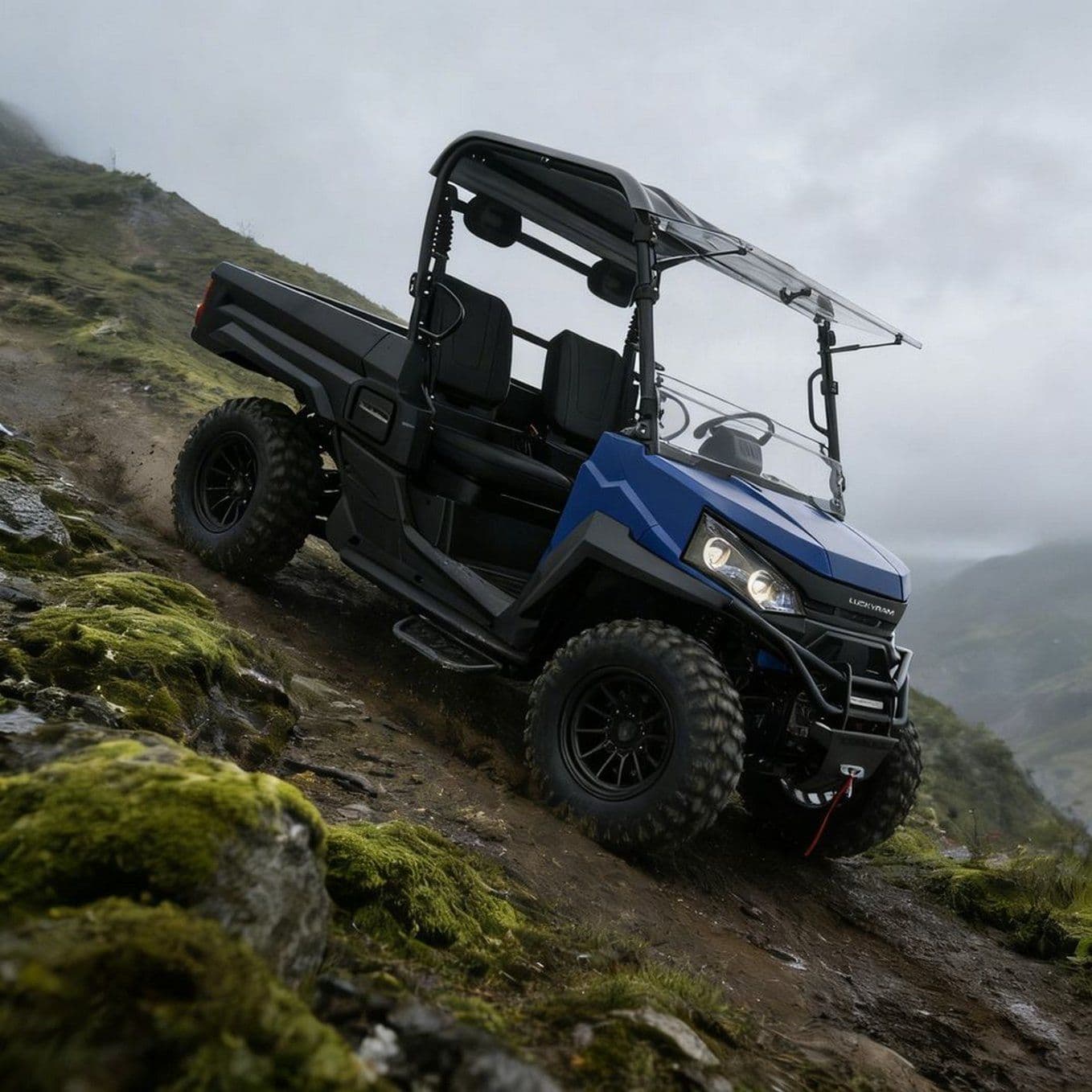 Двигун змінного струму 10 кВт 4WD UTV 73,6 В 150 Ач 670 кг Навантаження 400 мм вбрід