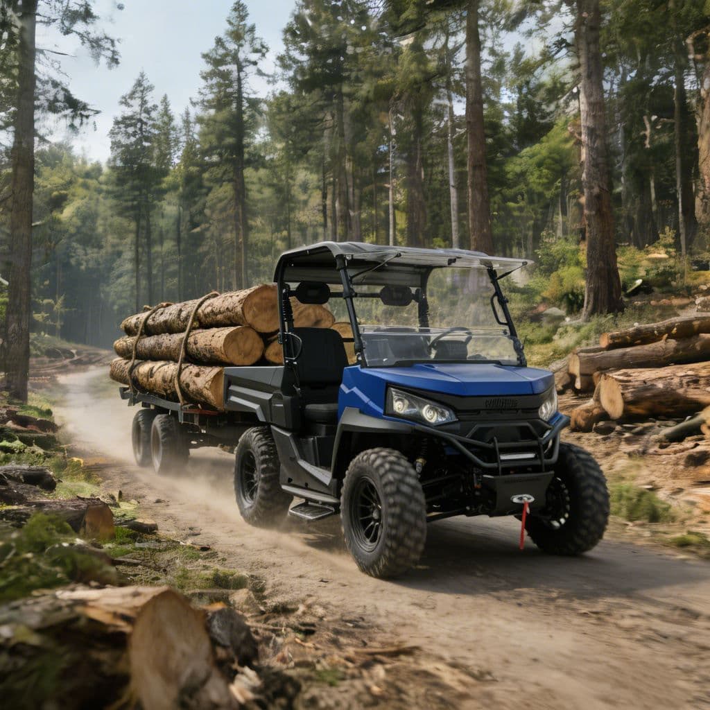 Електричний UTV 4WD для полювання, 73,6 В літієва батарея PKE без ключа
