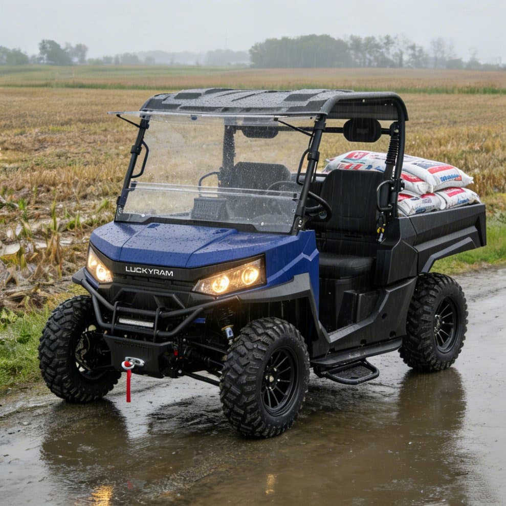 4WD Farm UTV PKE Без ключа 80-100 км Діапазон 14 дюймів позашляхові шини