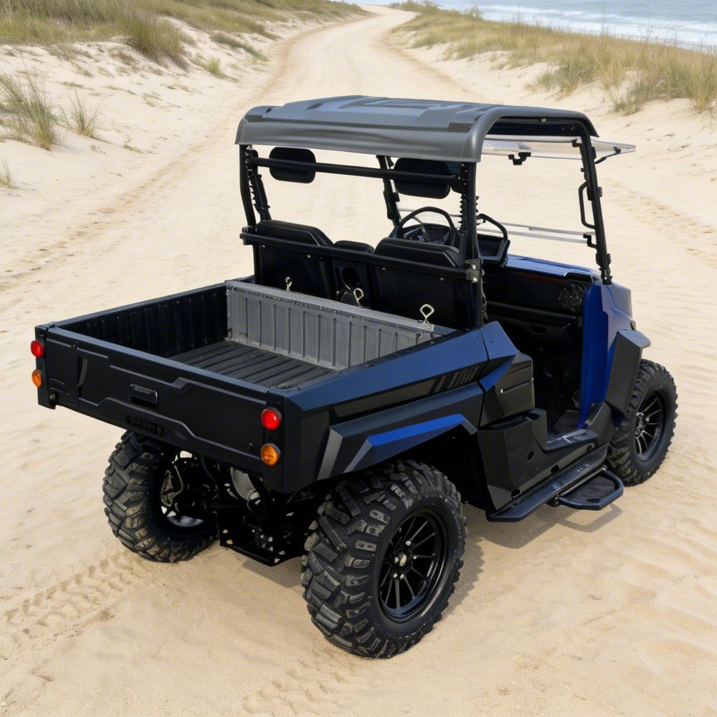 Електричний UTV 4WD для будівельних робіт 14-дюймові шини 73,6 В 20 кВт Пікова потужність